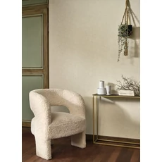 Kép 3/3 - Casadeco Levélerezetes bézs vinyl tapéta Nola Grege 53 cm X 10 m