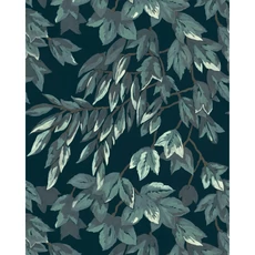 Kép 1/2 - Casadeco levél mintás vlies poszter tapéta Wistman's Wood Vert Anglais 50 cm X 3 m