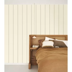 Kép 3/3 - Casadeco Fekete vastag csíkos szövethatású vinyl tapéta Saint Briac Noir Fusain/Lin 53 cm X 10 m