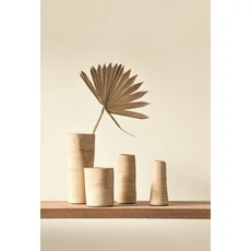 Kép 3/3 - Casadeco Hullámos texturált krém színű vinyl tapéta Cote D'Opale Perle 53 cm X 10 m