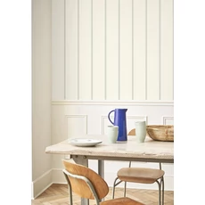 Kép 3/3 - Casadeco Kék vastag csíkos szövethatású vinyl tapéta Saint Briac Bleu Horizon 53 cm X 10 m