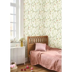 Kép 2/3 - Casadeco eper mintás zöld vlies tapéta Strawberry Field Vert d'eau 53 cm X 10 m