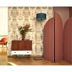 Kép 3/3 - Casadeco vékony csíkos piros vlies tapéta Elizabeth Amarena 53 cm X 10 m