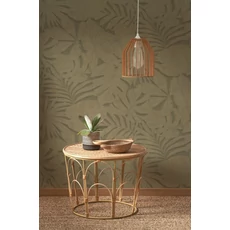 Kép 3/3 - Casadeco Pálmalevél mintás barna vinyl tapéta Granada Tabac 53 cm X 10 m