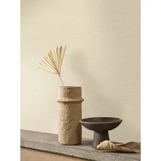 Kép 3/3 - Casadeco Szövet hatású mosható világos bézs vinyl tapéta Boaco Beige Sable 53 cm X 10 m