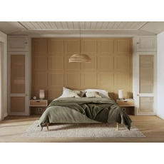 Kép 2/3 - Casadeco 3D hatású modern mézsárga vlies tapéta L'Haussmannien Miel 53 cm X 10 m
