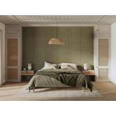 Kép 2/3 - Casadeco 3D hatású modern keki vlies tapéta L'Haussmannien Kaki 53 cm X 10 m