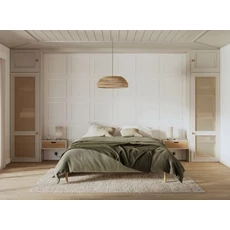 Kép 2/3 - Casadeco 3D hatású modern fehér vlies tapéta L'Haussmannien Blanc Antique 53 cm X 10 m