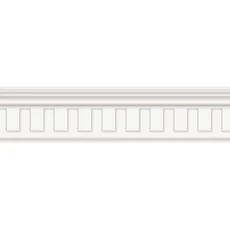 Kép 1/3 - Casadeco Széles fehér vlies bordűr L'Imperatrice Blanc Antique 10 cm X 6 m