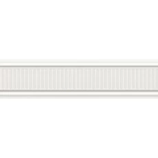 Kép 1/3 - Casadeco Csíkos fehér vlies bordűr La Comtesse Blanc Antique 10 cm X 6 m