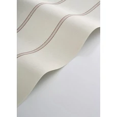 Kép 2/3 - Casadeco Piros vastag csíkos szövethatású vinyl tapéta Saint Briac Reouge Ecrevisse 53 cm X 10 m