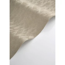 Kép 2/3 - Casadeco Modern levélmintás sötét bézs vinyl tapéta Tarrazu Beige Lin 53 cm X 10 m
