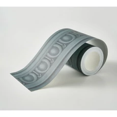 Kép 2/3 - Casadeco Klasszikus széles olajkék vlies bordűr La Baronne Bleu Petrole 10 cm X 6 m