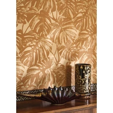 Kép 3/3 - Casadeco ocelot mintás mogyoróbarna vlies bordűr Ocelot Noisette 8 cm X 6 m