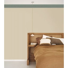 Kép 3/3 - Casadeco Klasszikus széles zöld vlies bordűr La Baronne Celadon 10 cm X 6 m