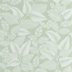 Kép 1/3 - Casadeco világoszöld levélmintás vlies tapéta Paraty Vert Celadon 53 cm X 10 m