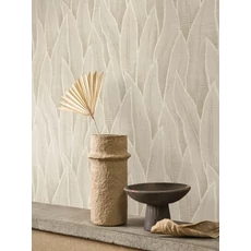 Kép 3/3 - Casadeco bézs szanzavéra levélmintás vlies tapéta Sansevieria Beige Ficelle 53 cm X 10 m