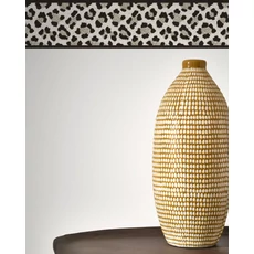Kép 3/3 - Casadeco ocelot mintás bézs vlies bordűr Ocelot Beige Ficelle 8 cm X 6 m