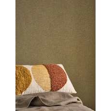 Kép 2/3 - Casadeco barnás sötétzöld strukturált vinyl tapéta Dione Tabac 53 cm X 10 m