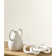 Kép 3/3 - Casadeco hexagon mintás törtfehér vinyl tapéta Meli Blanc Craie 53 cm X 10 m