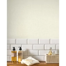 Kép 3/3 - Casadeco szürkés fehér szövethatású vinyl tapéta Caractere Blanc Craie 53 cm X 10 m