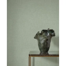Kép 3/3 - Casadeco halványzöld szövethatású vinyl tapéta Caractere Celadon 53 cm X 10 m