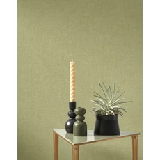 Kép 3/3 - Casadeco halványzöld szövethatású vinyl tapéta Caractere Vert The 53 cm X 10 m