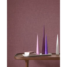 Kép 3/3 - Casadeco padlizsán színű szövethatású vinyl tapéta Caractere Aubergine 53 cm X 10 m
