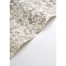 Kép 2/3 - Casadeco angol rózsás fekete vlies tapéta Celestine Noir Fusain 53 cm X 10 m