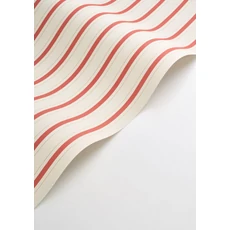 Kép 2/3 - Casadeco vékony csíkos piros vlies tapéta Rayure Rouge Carmin 53 cm X 10 m