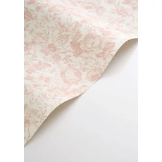 Kép 2/3 - Casadeco angol rózsás halvány rózsaszín vlies tapéta Celestine Rose Poudre 53 cm X 10 m