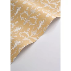 Kép 2/3 - Casadeco angyal mintás napsárga vlies tapéta Seraphin Jaune Soleil 53 cm X 10 m