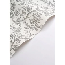 Kép 2/3 - Casadeco fekete fa mintás vlies tapéta Arbre Noir Fusain 53 cm X 10 m