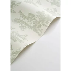 Kép 2/3 - Casadeco halványzöld vlies tapéta játékos mintával Cadence Vert Amande 53 cm X 10 m