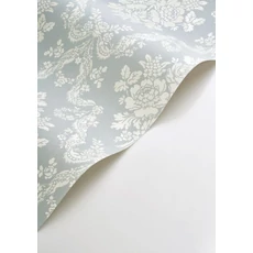 Kép 2/3 - Casadeco kék barokk mintás vlies tapéta Pompadour Bleu Doux 53 cm X 10 m