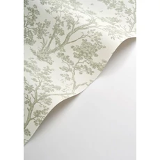 Kép 2/3 - Casadeco zöld fa mintás vlies tapéta Arbre Vert Amande 53 cm X 10 m