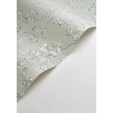 Kép 2/3 - Casadeco szürkészöld fa mintás vlies tapéta Arbre Vert Amande 53 cm X 10 m