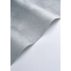 Kép 2/3 - Casadeco szürke napmintás vinyl tapéta Helios Argent 53 cm X 10 m