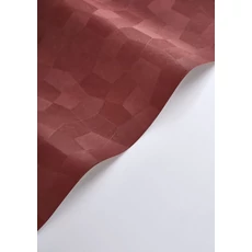 Kép 2/3 - Casadeco geometrikus bordó vinyl tapéta Selene Amarena 53 cm X 10 m