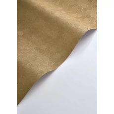 Kép 2/3 - Casadeco hexagon mintás sötét arany vinyl tapéta Meli Dore 53 cm X 10 m