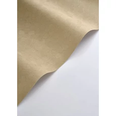 Kép 2/3 - Casadeco hexagon mintás barna vinyl tapéta Meli Camel 53 cm X 10 m