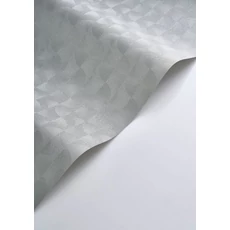 Kép 2/3 - Casadeco geometrikus ezüst vinyl tapéta Asterios Argent 53 cm X 10 m