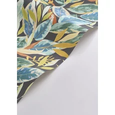 Kép 2/3 - Casadeco kék egzotikus levélmintás vlies tapéta Ficus Bleu encre 53 cm X 10 m