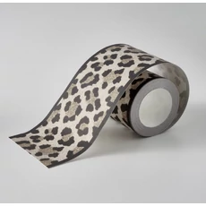 Kép 2/3 - Casadeco ocelot mintás mogyoróbarna vlies bordűr Ocelot Noisette 8 cm X 6 m