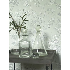 Kép 3/3 - Casadeco szürkészöld fa mintás vlies tapéta Arbre Vert Amande 53 cm X 10 m