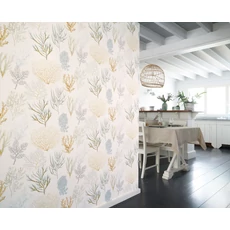 Kép 2/3 - Casadeco Korall mintás piros vinyl tapéta Corail Rouge 53 cm X 10 m