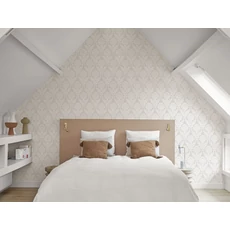 Kép 3/3 - Casadeco Barokk damaszt mintás bézs vlies tapéta Hypnose Beige 53 cm X 10 m