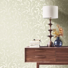 Kép 3/3 - Casadeco Modern zöld vlies tapéta szatén fénnyel Opaline Vert Amande 53 cm X 10 m