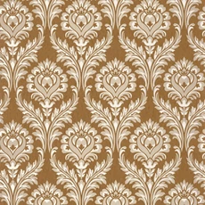 Kép 1/3 - Casadeco Barokk damaszt mintás sárga vlies tapéta Hypnose Mordore 53 cm X 10 m