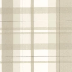 Kép 1/3 - Casadeco Szövethatású kockás bézs vlies tapéta Tartan Touch Noisette 53 cm X 10 m